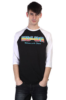 Лонгслив Huf Prism Raglan Black/White