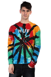 Свитшот Huf Original Logo Wash Crew Black Wash