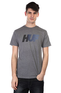 Футболка Huf 10k Gradient Tee Grey Heather