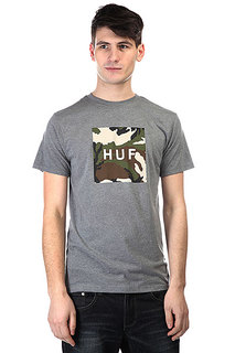 Футболка Huf Camo Logo Tee Grey Heather