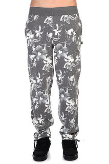 Штаны прямые Huf Floral Sweatpant Black Floral