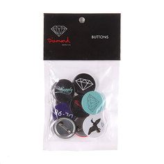 Комплект значков Diamond Button 9 Pack Multi