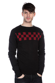 Свитер Independent Speed Crew Black/Oxblood