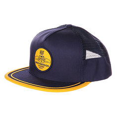 Бейсболка Huf Brotherhood Side Mesh Snapback Navy