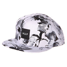 Бейсболка Huf Floral Box Logo Snapback White Floral