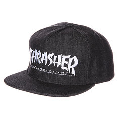 Бейсболка Huf X Thrasher Asia Tour Snapback Black