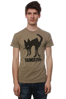 Футболка Foundation F-Ink Cat Light Olive