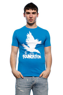 Футболка Foundation F-Ink Crow Turquoise