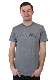 Футболка Huf Huf Usa Grey Heather