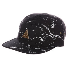 Бейсболка Huf Splatter Metal Triangle Volley Black