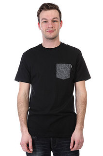Футболка Huf Quake Pocket Black