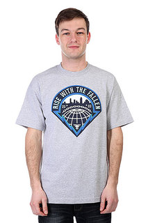 Футболка Fallen Signal Heat Grey/Sky Blue