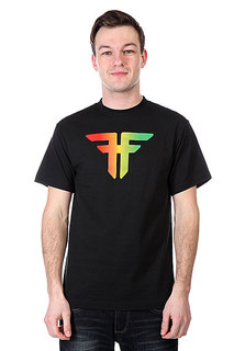 Футболка Fallen Trademark Black/Rasta Fade