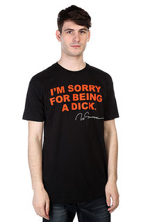Футболка Foundation Sorry 4 Being A Dick Text Black
