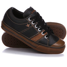 Кеды кроссовки низкие Dekline Deuce Black/Brown/Gum