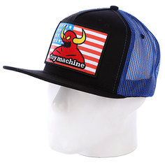 Бейсболка Toy Machine American Monster Mesh Blue