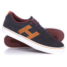 Кеды кроссовки низкие Huf Choice Dark Navy/Sudan Brown