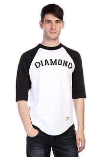 Лонгслив Diamond Dugout 98 Raglan White/Black