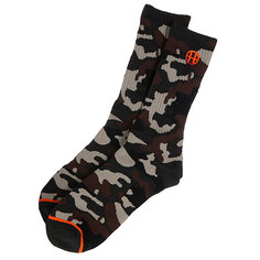 Носки высокие Huf Camo Crew Sock Woodland