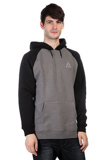 Кенгуру Huf Triple Triangle Raglan Pullover Hoodie Black/Charcoal