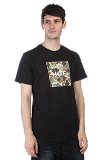 Футболка Huf Duck Camo Box Logo Tee Black