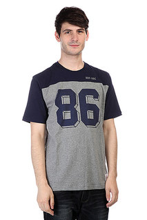 Футболка Huf Franco S/S Football Jersey Navy