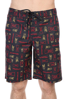 Шорты пляжные Huf Drink Up Board Short Black