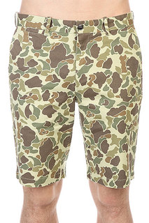 Шорты Huf Twill Walk Short Olive Duck Camo