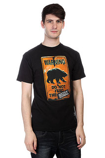 Футболка Grizzly Do Not Feed The Bears Tee Black