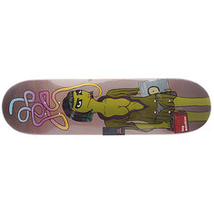 Дека для скейтборда для скейтборда Toy Machine Su5 Bennett Goth Girl Brown 32.5 x 8.25 (21 см)
