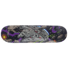 Дека для скейтборда для скейтборда Santa Cruz Star Wars Millennium Falcon Multi 31.7 x 8.26 (21 см)