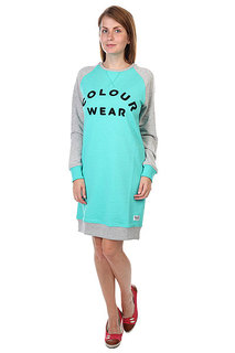 Платье женское CLWR Crew Dress Florida Green Melange