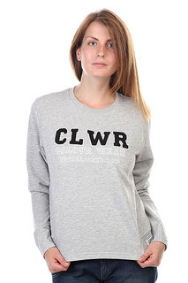 Толстовка женская CLWR Swell Crew Grey Melange