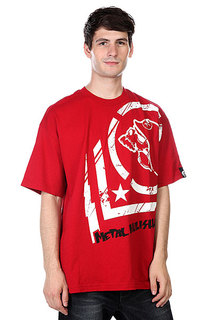 Футболка Metal Mulisha Punctured Cardinal