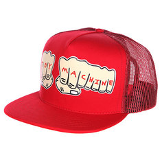 Бейсболка Toy Machine Fists Mesh Cap Red