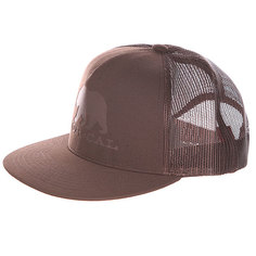 Бейсболка Nor Cal Bear Trucker Dark Brown