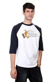 Лонгслив Toy Machine Jump Ramp Raglan Navy/White