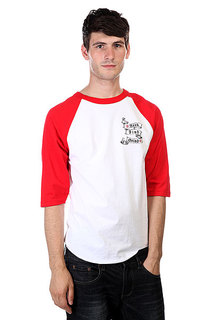 Лонгслив Independent French Death Horse Raglan White/Red