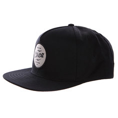 Бейсболка с прямым козырьком Circa Holten Snap Back Black