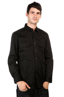 Рубашка Huf Potrero L/S Workshirt Black