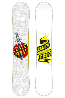 Сноуборд Santa Cruz Tatooed Hand 154 White