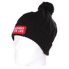 Шапка с помпоном Element Cabrol Beanie Black