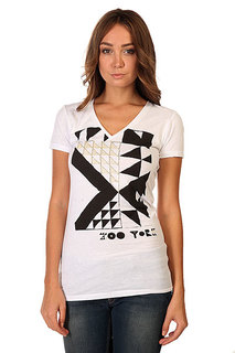 Футболка женская Zoo York Tribel Barcode Bright White