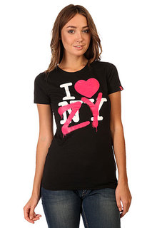 Футболка женская Zoo York I Heart Zy Tee Black