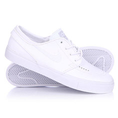 Кеды кроссовки низкие Nike Zoom Stefan Janoski L White/White Wolf Grey