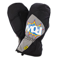 Варежки сноубордические детские Pow Grom Mitt Black/Gray