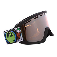 Маска Dragon D2 Frame Beard Fest DAP Lens Ionized + Yellow Blue Ionized