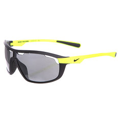 Очки Nike Road Machine Matte Black/Volt Grey W/Silver Flash Lens