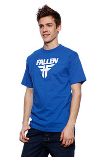 Футболка Fallen Insignia Logo Royal/White Подарок