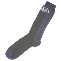Носки Shweyka Logo Snowboard Socks Khaki/Dark Grey